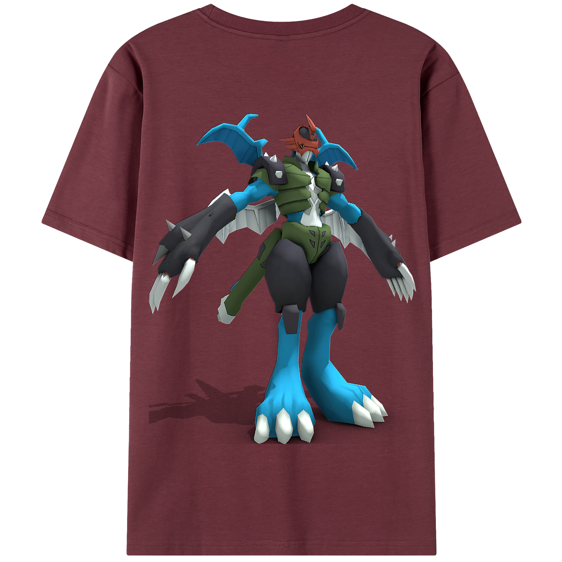 （画像用） Digimon デジタルモンスター/デジモン 綿100％半袖Tシャツ（背面プリント）